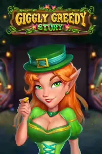 green-clad leprechaun lady with red hair holding a golden coin